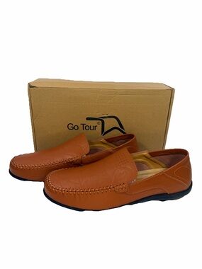 NWT Go Tour Leather Slip-on Casual Loafers Size Men's 11.5